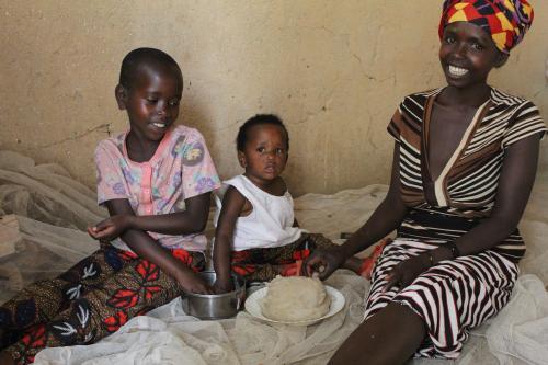 Ernestine Mukandoli, 39 years, is a single mother of two, living in Mukingo Sector, Nyanza District of Southern Province, Rwanda.